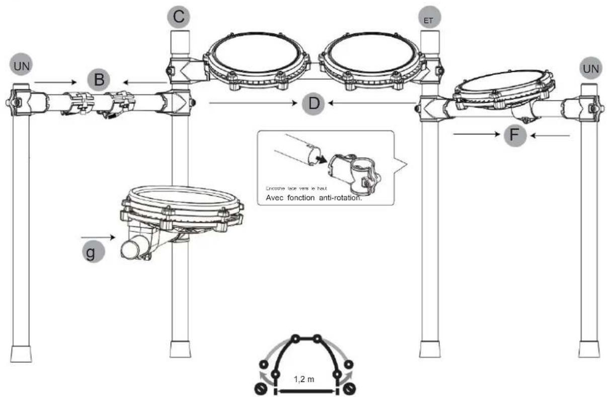 Vevor MD200C-P - Support de montage - 1