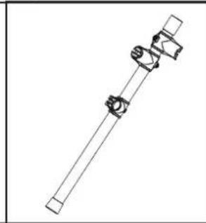Vevor MD200C-P - Iron pipe holder - 1