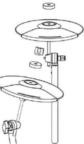 Vevor MD200C-P - Installare le parti che colpiscono e il modulo sonoro - 4