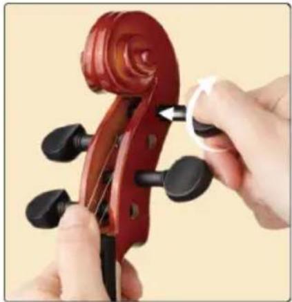Vevor MV014W - Tighten the strings. - 1