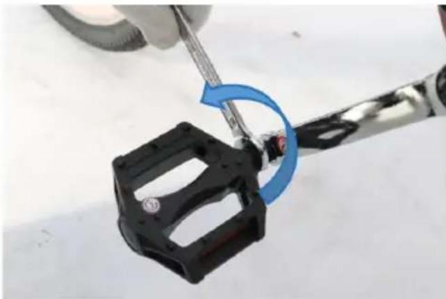 Vevor SCB722 - Step 4: Pedal Installation - 2