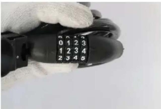 Vevor SCB722 - Step 11: Resetting the password of cable lock - 7