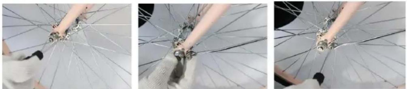 Vevor SCB122 - Step 3: Front Wheel Installation - 4