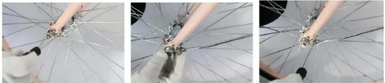 Vevor SCB721 - Step 3: Front Wheel Installation - 4