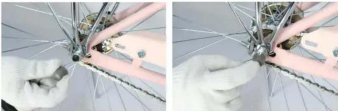 Vevor SCB721 - Krok 10: Montaż kołpaków - 2