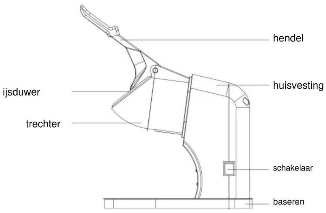 Vevor BY-300FS - Ruwe Diagram - 1