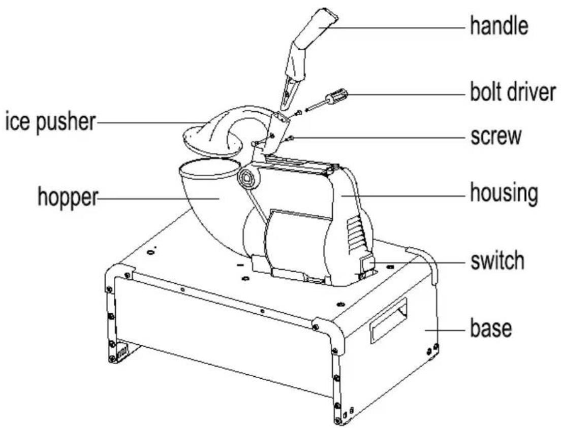 Vevor BY-300XTD-S - Rough Diagram - 1