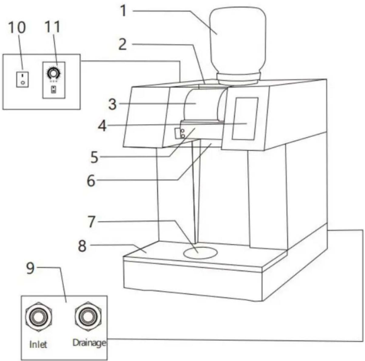 Vevor FC125FD-1 - machine structure - 1
