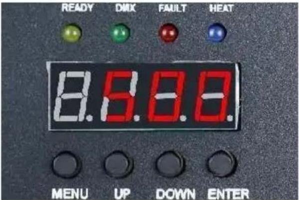 Vevor BJY-PHJ500u2 - Descrizione dell'interfaccia (premere il tasto menu il tasto su per cambiare interfaccia) - 3