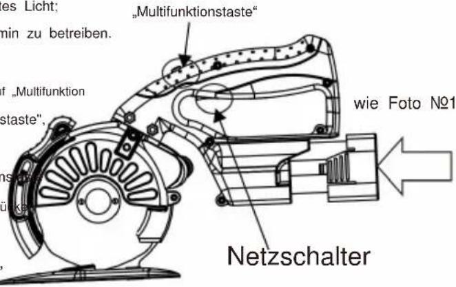 Vevor RCS-100B - Anleitung zum Austausch von Klingen und Schleifscheiben - 1