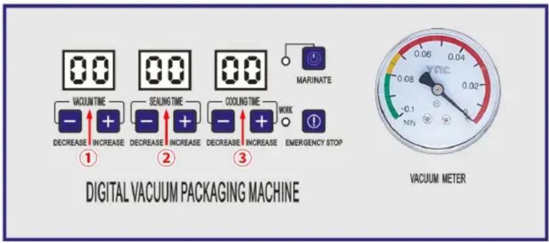 Vevor DZ-260C-V2 - OPERATING INSTRUCTIONS - 3