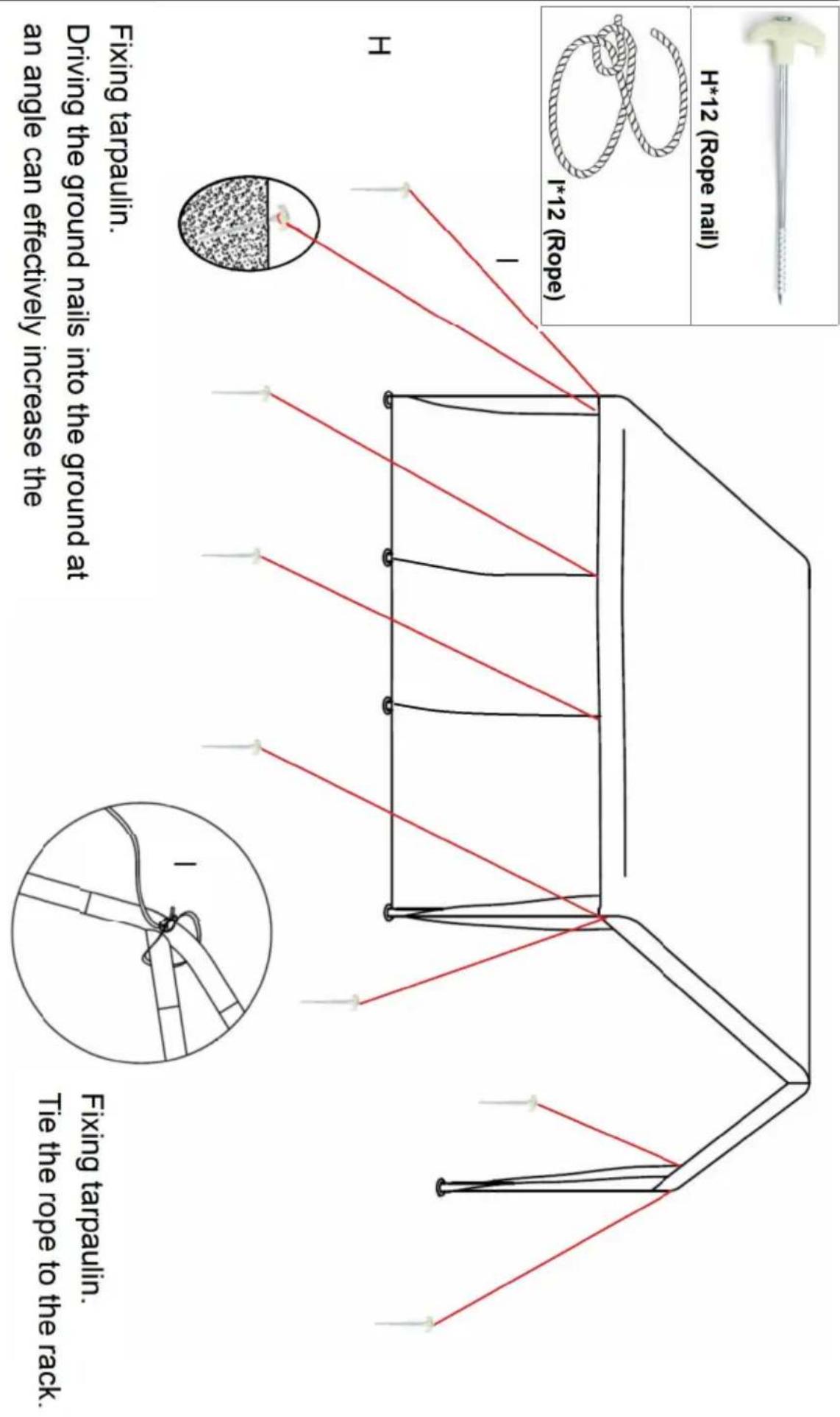 Vevor SXYJSCK-FBS12X20FT-G - PARTS LIST - 23
