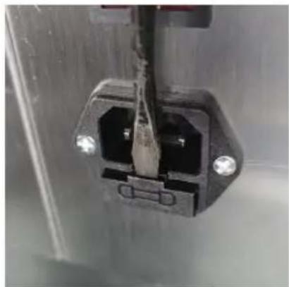 Vevor DZ-260S-V2 - If the fuse is damaged, replace it as shown - 2