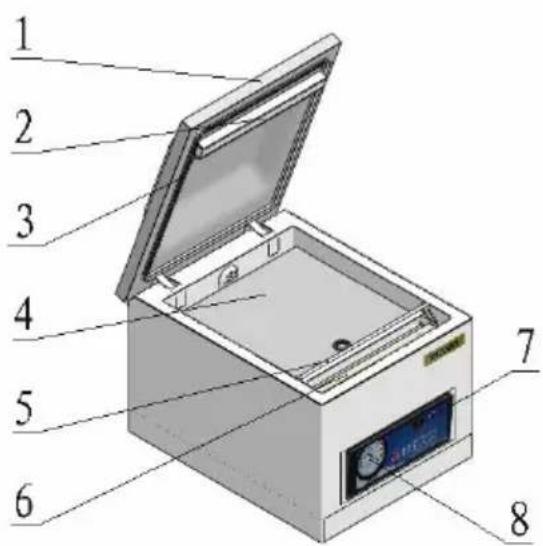 Vevor DZ-260S-V2 - STRUCTURE DIAGRAM - 1