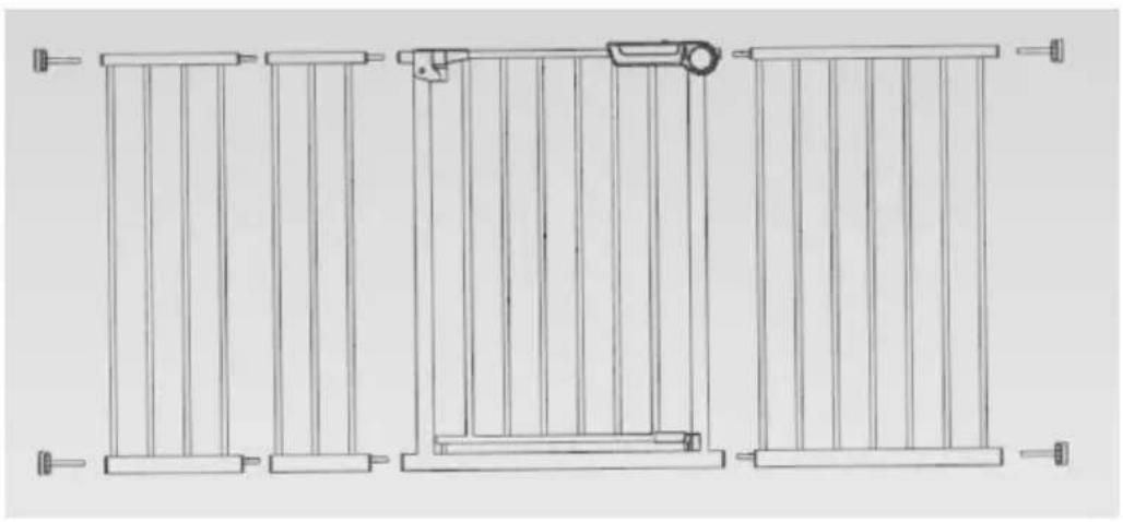 Vevor YFB1003B - Safety gate - 1