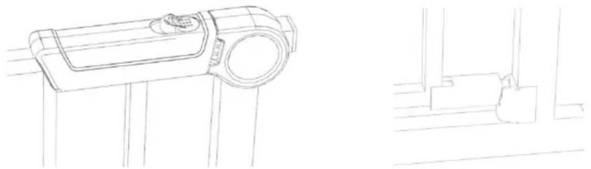 Vevor YFB1005W - Door Lock Operation - 1