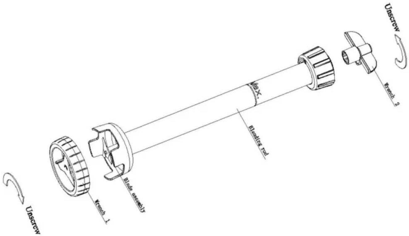 Vevor HB6089-UL - VERWIJDEREN/INSTALLEREN VAN DE MESSENMONTAGE - 1
