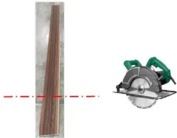 Vevor JF166-HFK-09111 - Step 2: Cutting the panels - 1