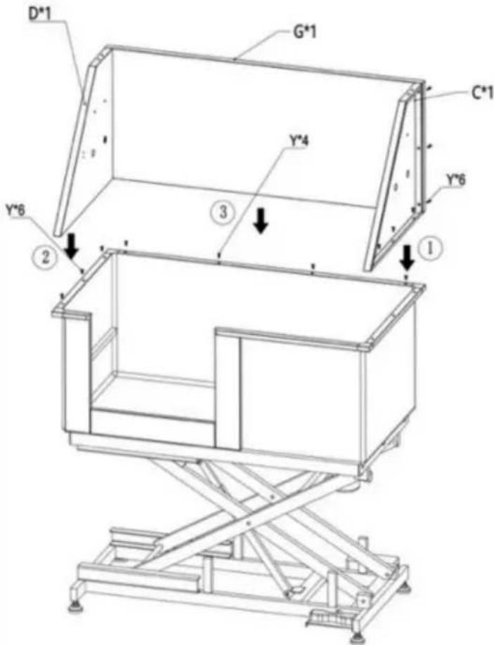 Vevor K1E01028-E - Kroki instalacji - 9