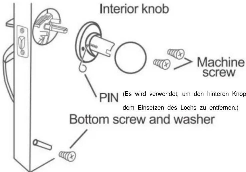 Vevor 20185-10B - INSTALLIEREN SIE DIE INNENKNÖPFE - 1