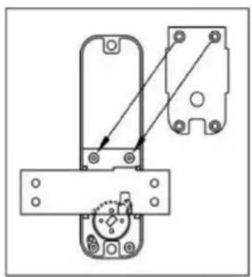 Vevor OL601HD2-B-01 - Change the unlocking direction of the lock - 2