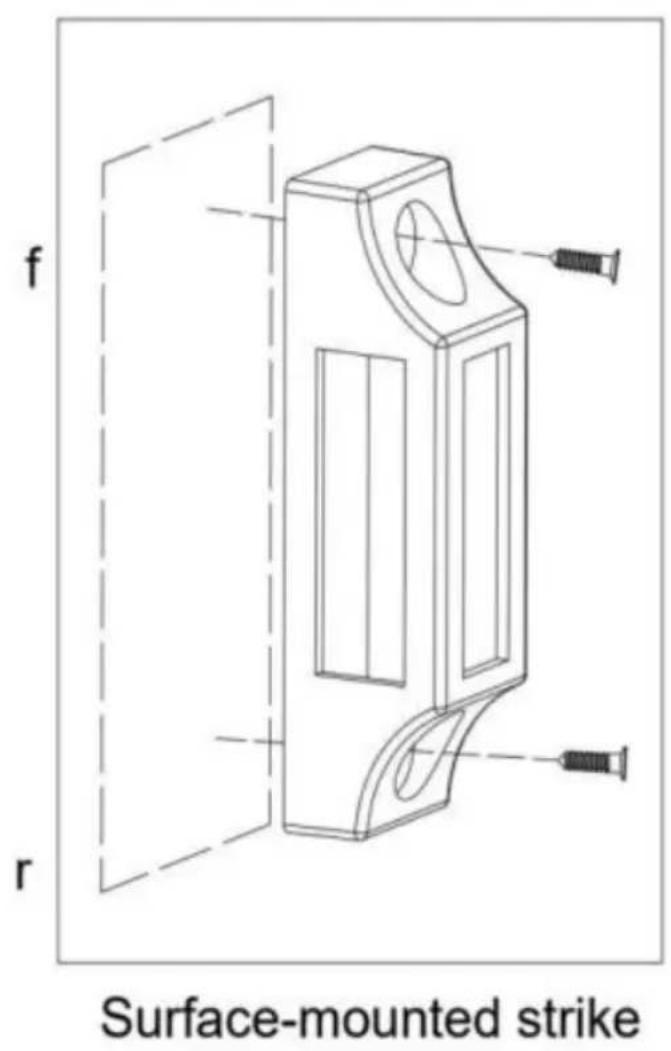 Vevor OL601HD2-B-01 - Installing the Door Latch - 2