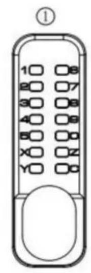 Vevor OL601HD2-B-01 - Lista over delar - 1