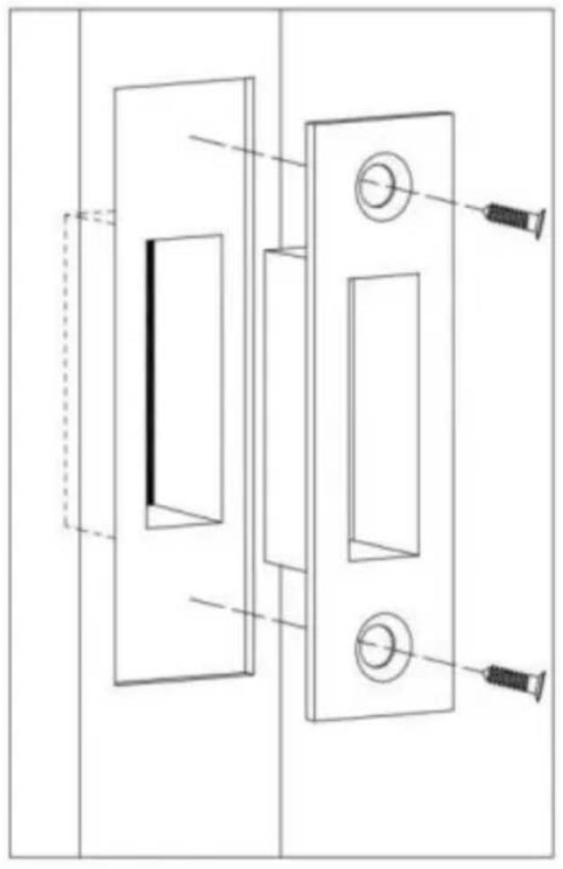 Vevor OL-601HD2-B-03 - Installing the Door Latch - 3