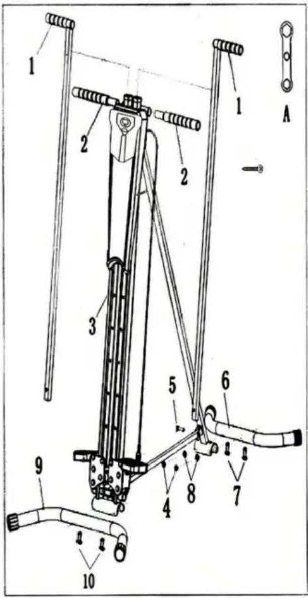 Vevor HY-B8006B - ONDERDELENLIJST - 1