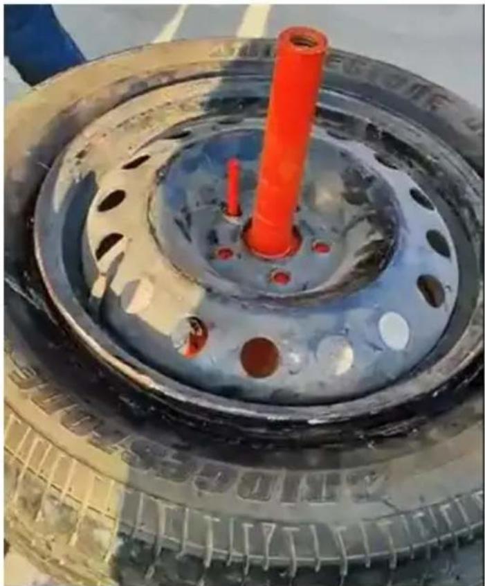 Vevor LTCZ-B - Remove the tire - 2