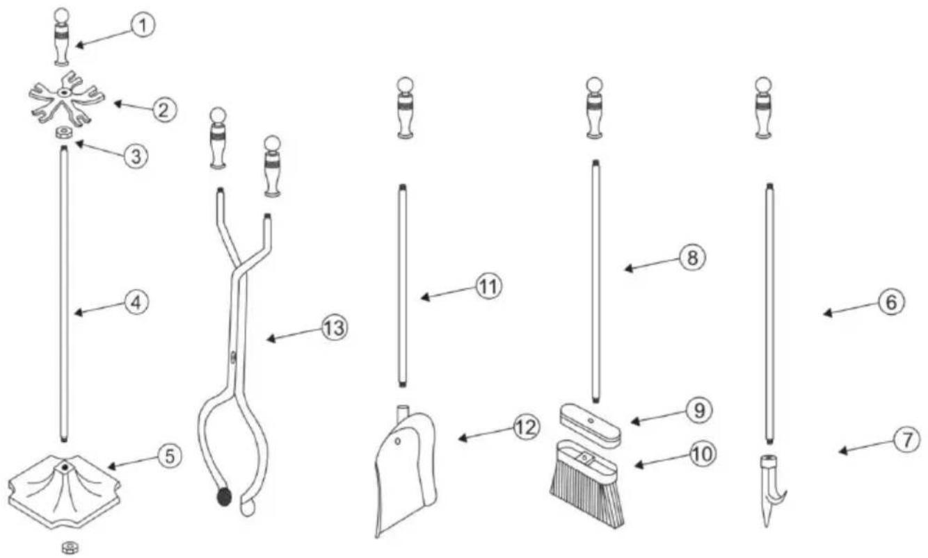 Vevor T51031BK - INSTRUCTIONS - 1