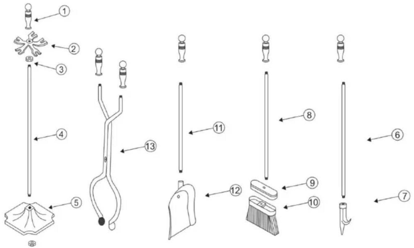 Vevor T51031BK - INSTRUCTIONS - 1