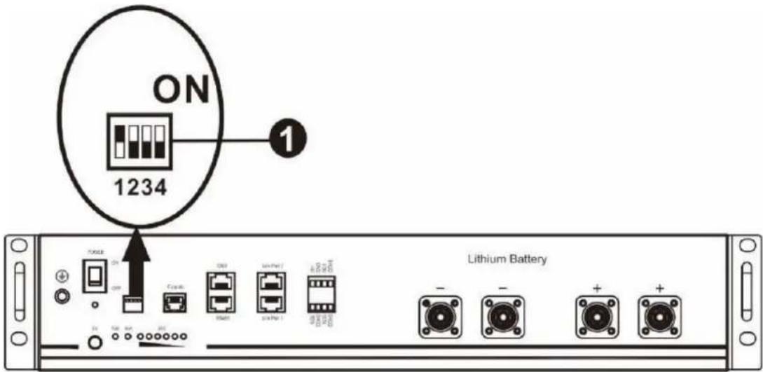 Vevor EM6200-48L - Réglage pour PYLON US2000 lithium batterie - 1