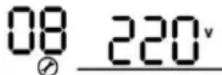 Vevor EM6200-48L - LCD Setting - 19