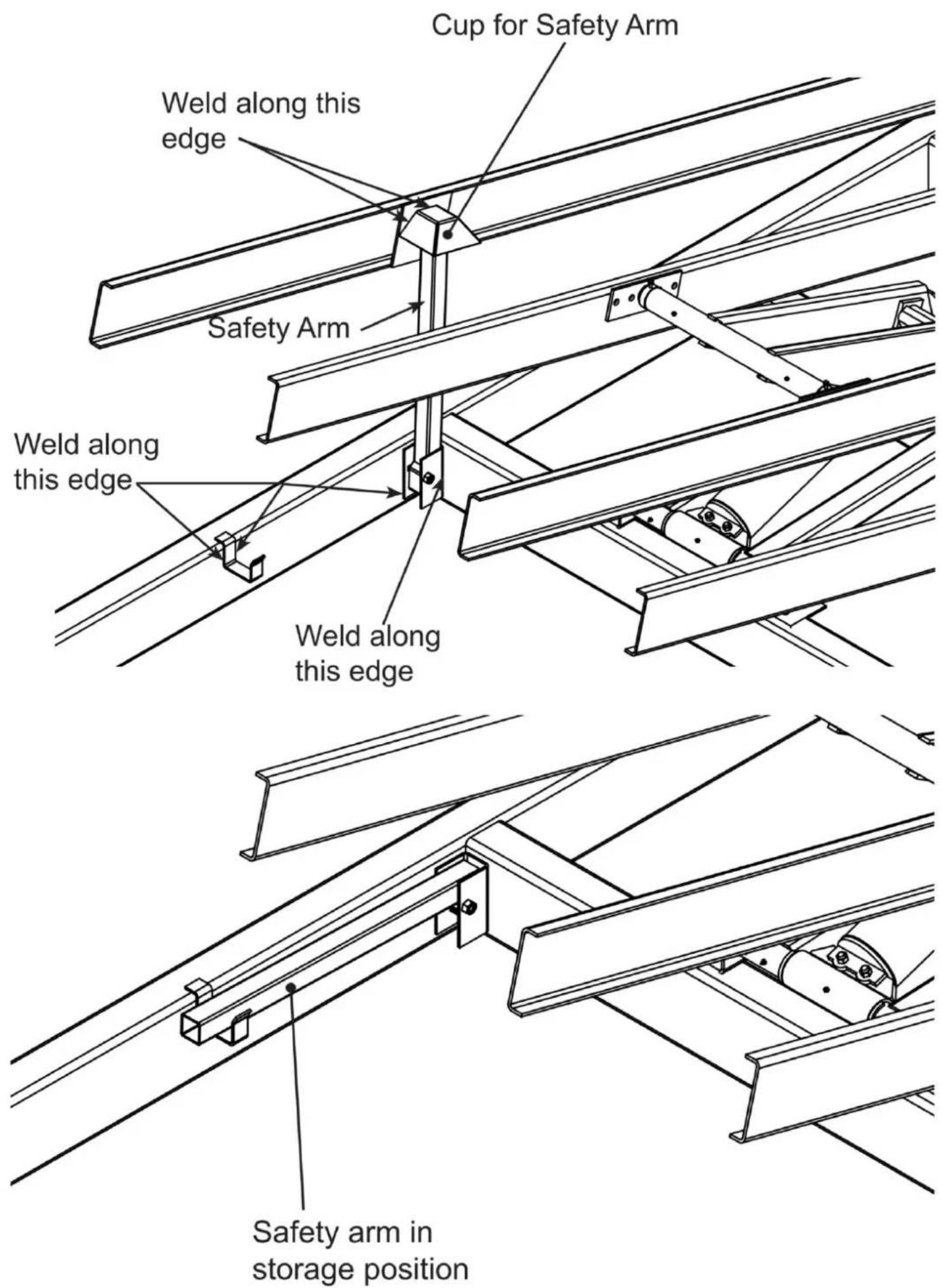 Vevor ER-006 - SAFETY ARM INSTALLATION AND USE - 3