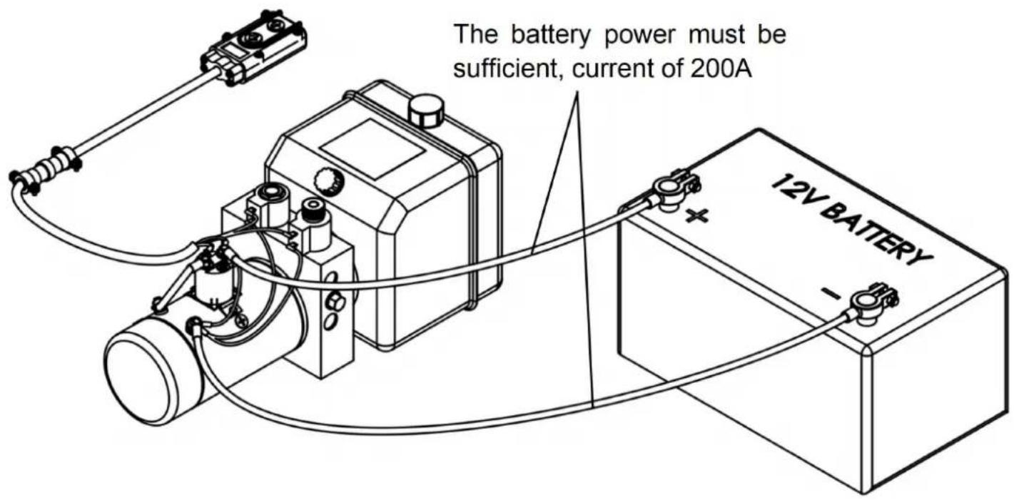 Vevor ER-006 - TYPICAL BATTERY HOOKUP - 2