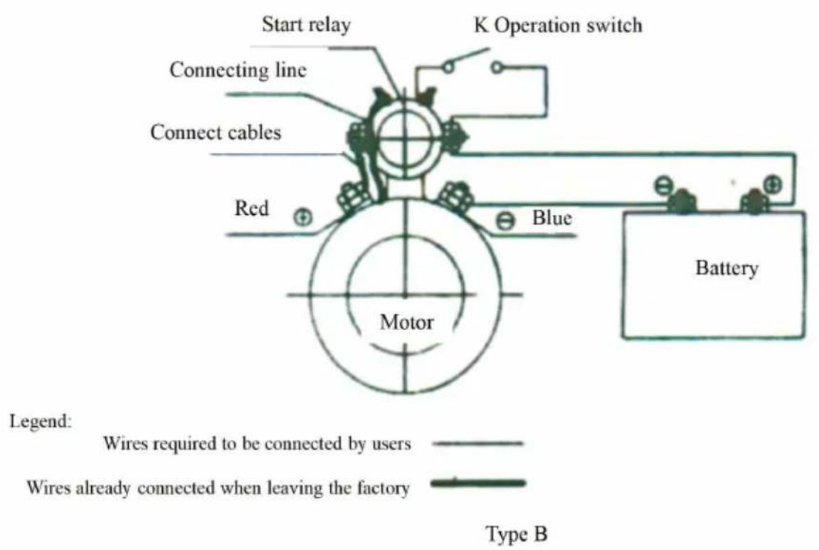 Vevor ZXDC12V-1.6KW-D-8L - DC MOTOR ELECTRIC WIRING DIAGRAM - 2