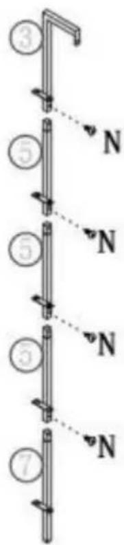 Vevor C240257S-01 - PIPE SHELVES ASSEMBLE - 5
