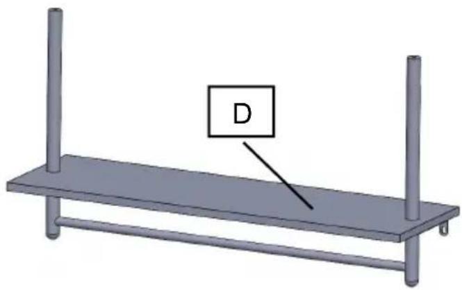 Vevor WPSR-XM010 - PIPE SHELVES ASSEMBLE - 2