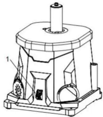 Vevor BOSS200/1 - Para conectar un sistema de recolección de polvo a la máquina: - 1