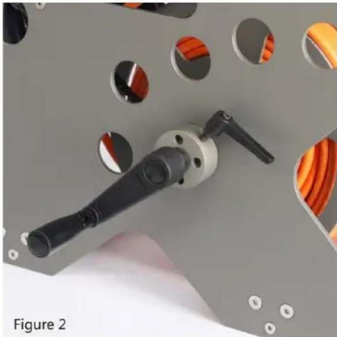 Vevor WR030-120 - Open the cable reel brake - 2