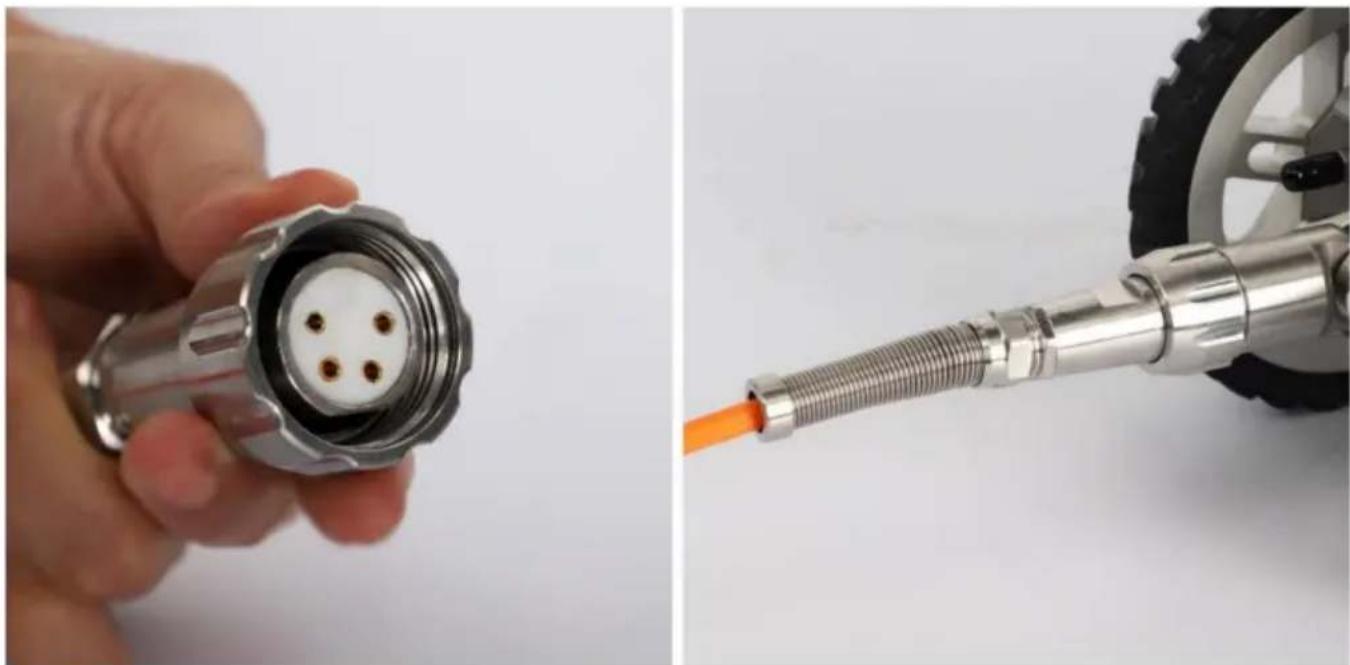Vevor WR030-120 - Collegare il cavo e il connettore del corpo - 1