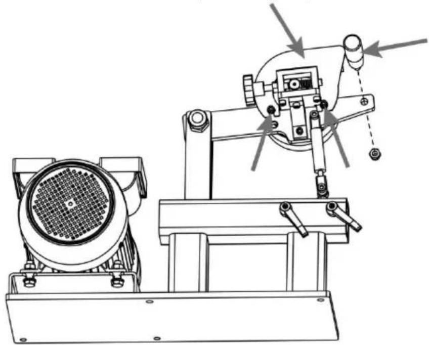 Vevor BS282 - Installeer de bescherm- en spanhandgreep. - 1