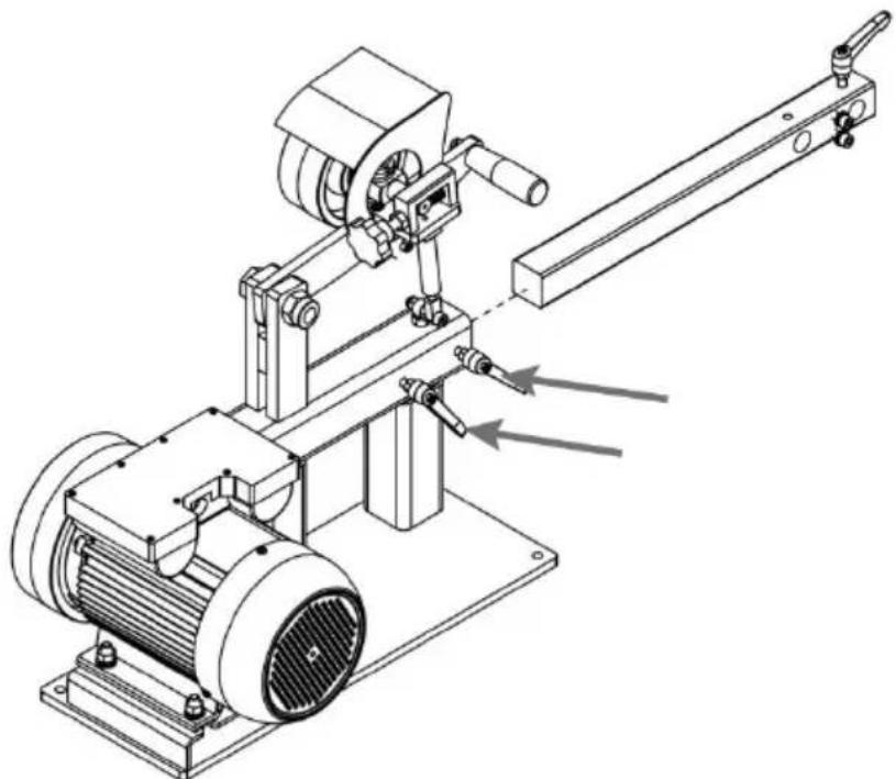 Vevor BS282 - Installeer de bescherm- en spanhandgreep. - 2