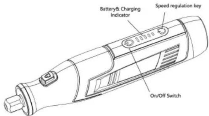 Vevor S0J-FE17-10 - Turn On/Off the Tool - 1