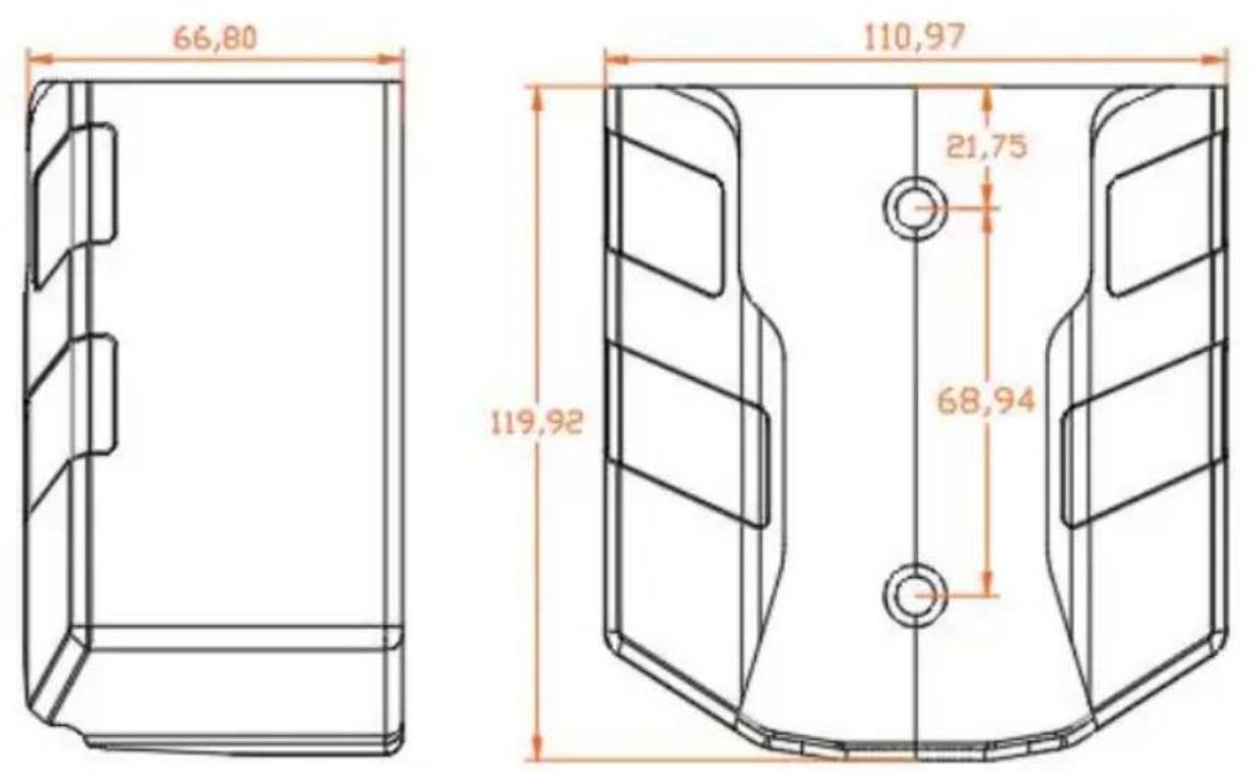 Vevor EV-B06-EU003B - Il metodo di installazione è a parete - 1