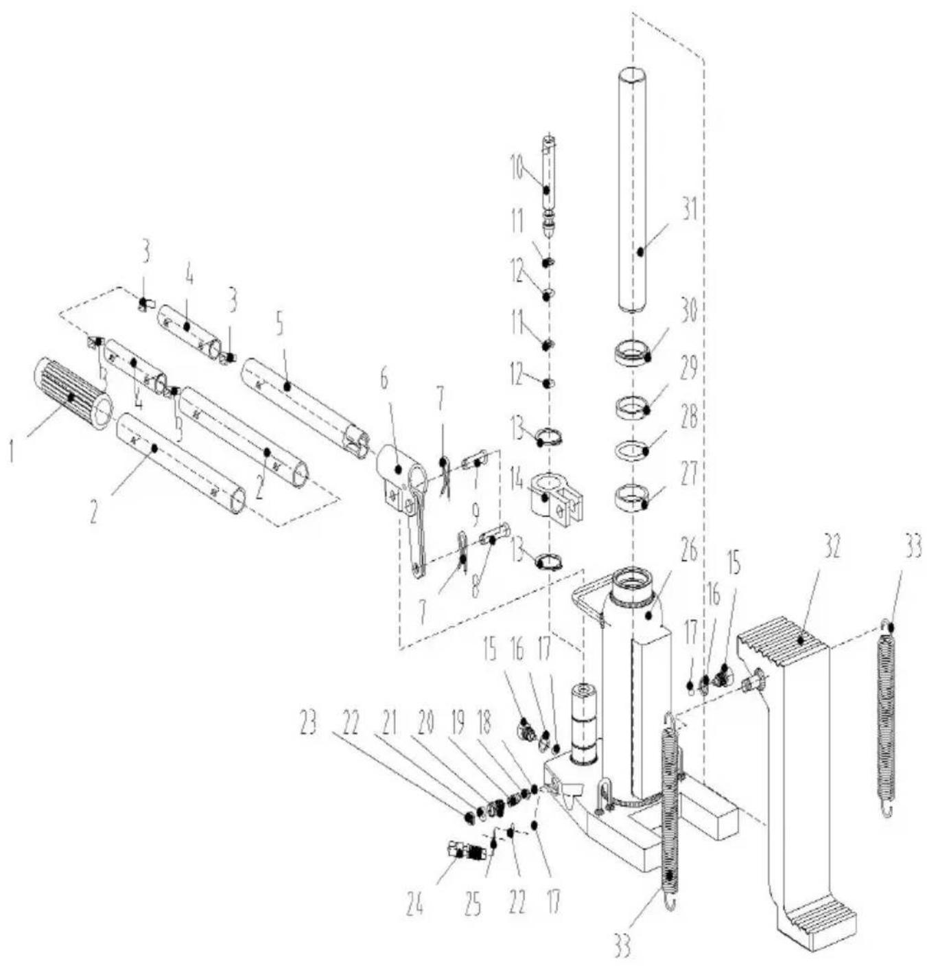 Vevor 107A-0010-00-00 - PART LIST - 1
