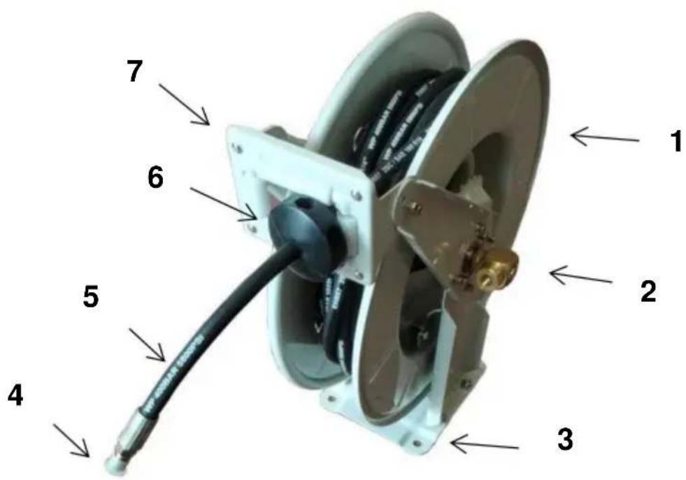 Vevor 1224BT-100-4 - SCHEMA DELLA STRUTTURA - 1