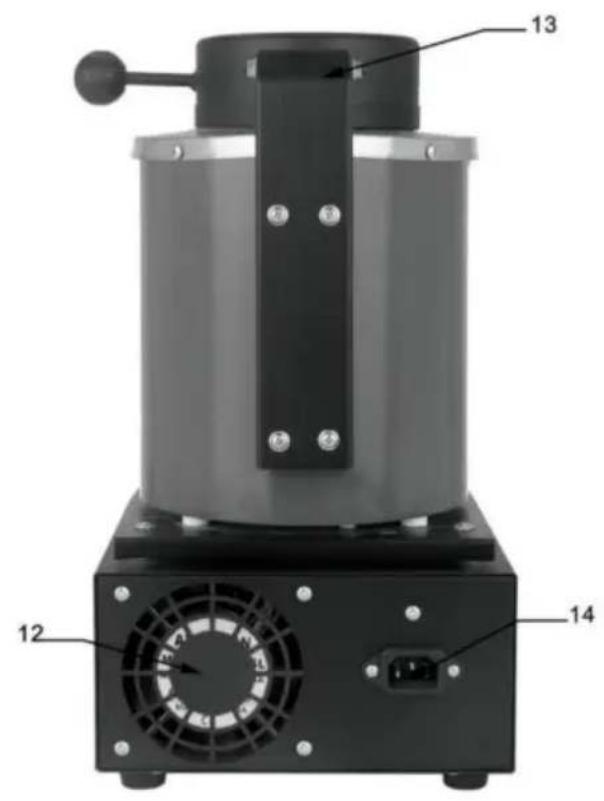 Vevor GF1100ND3-3KG - SCHEMA DELLA STRUTTURA - 2