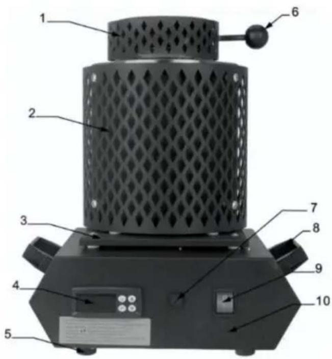 Vevor GF1150ND1-3KG - STRUKTURDIAGRAMM - 1